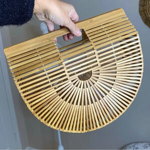 Cult Gaia Large Arc Bag Worn Once Bamboo Purse